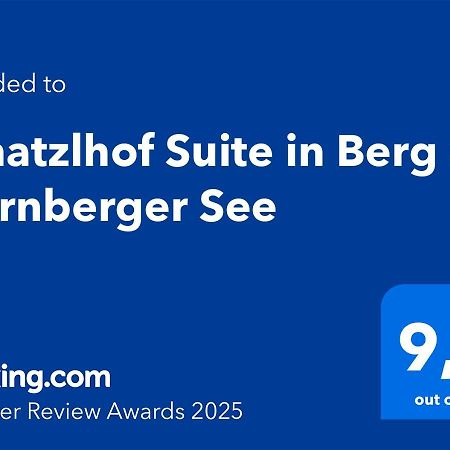 Schatzlhof Suite In Berg Am Starnberger See Exteriér fotografie